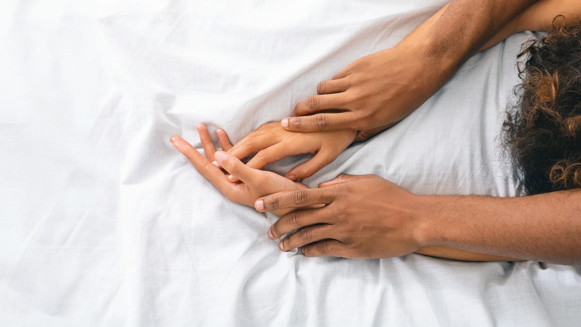 Buy Do Condom Extenders Increase Size or Sensation? What Actually Changes from Sensual Extensions Penis Sleeves Man and woman hands having sex on bed